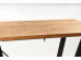 MASSIVE extension table, color: light oak / black DIOMMI V-PL-MASSIVE-ST