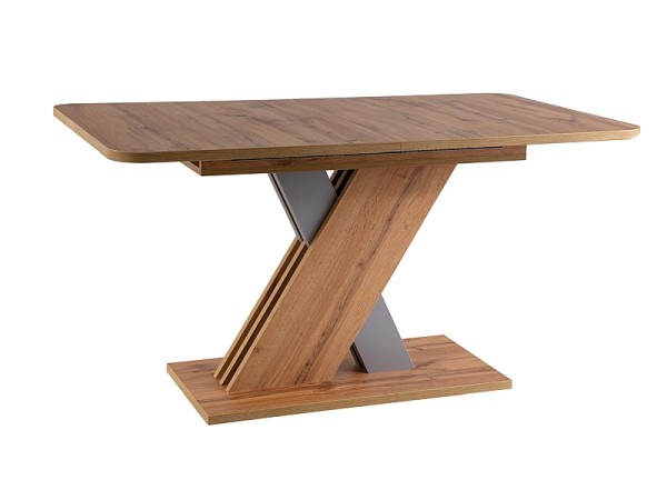 TABLE EXEL OAK WOTAN / SILVER 140(180)X85 (D) DIOMMI EXELDWS140D